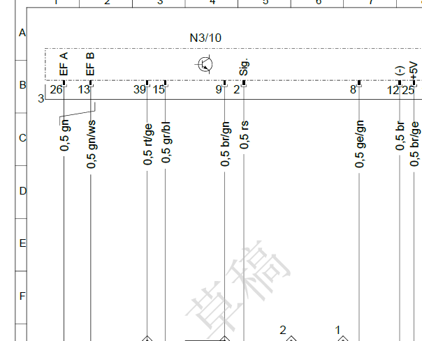 2002年奔驰S500发动机电路图