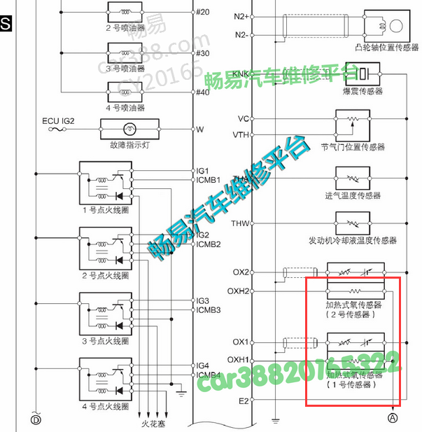 09年森雅M80氧传感器电路图