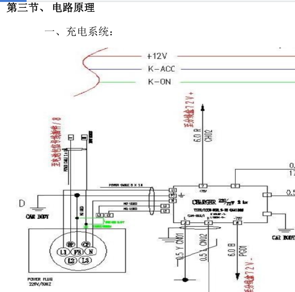14年知豆充电系统电路图
