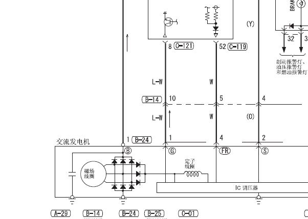 4G63S4发动机电路图