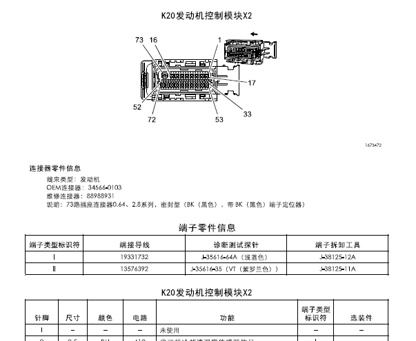 L3G发动机针脚资料