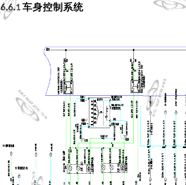 2017年长安欧诺车身控制整车电路图