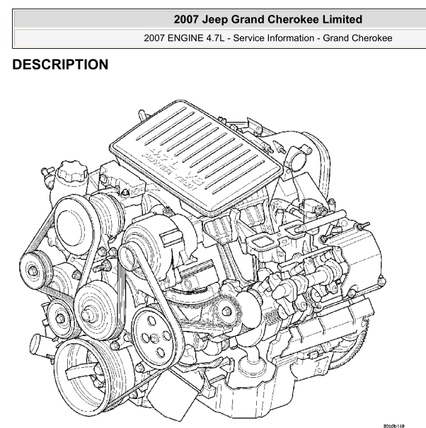 2007年JEEP大切诺基发动机维修手册