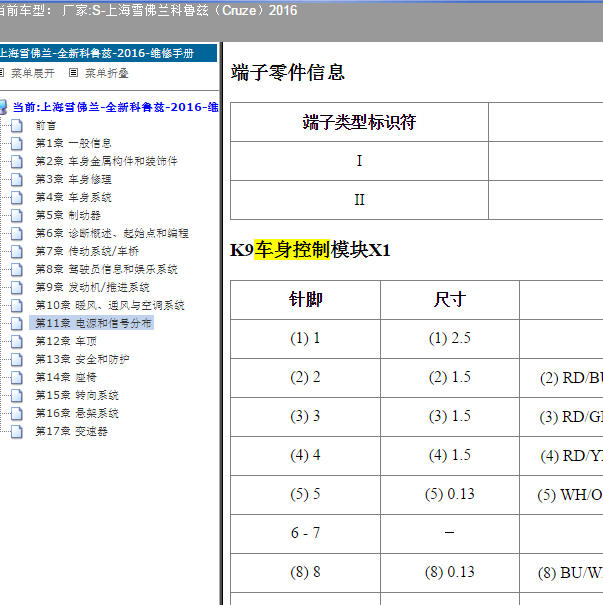 2016年科鲁兹车身针脚