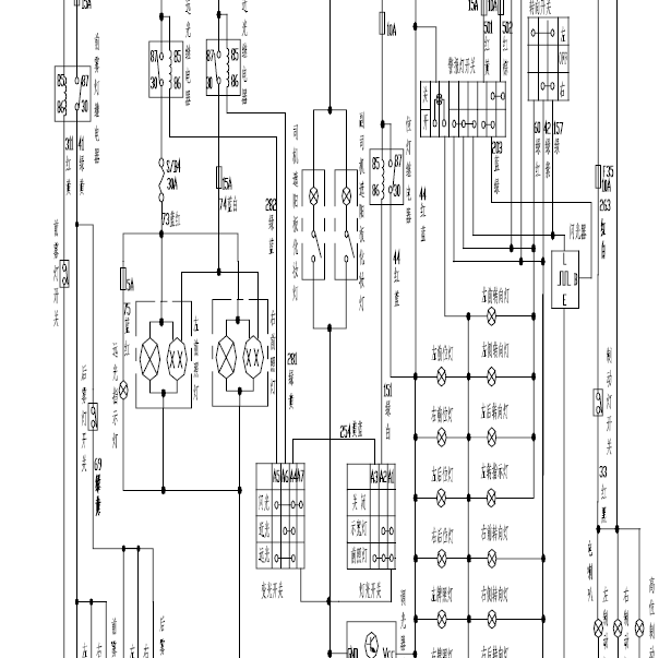 哈弗CUV灯光电路图