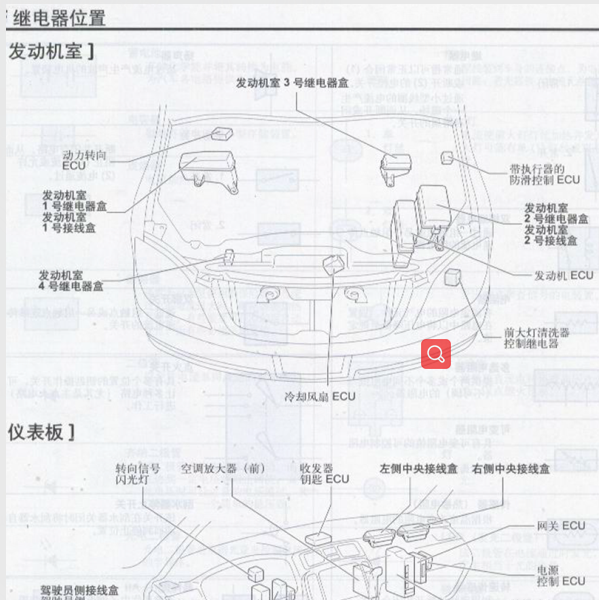 2006年皇冠继电器分布