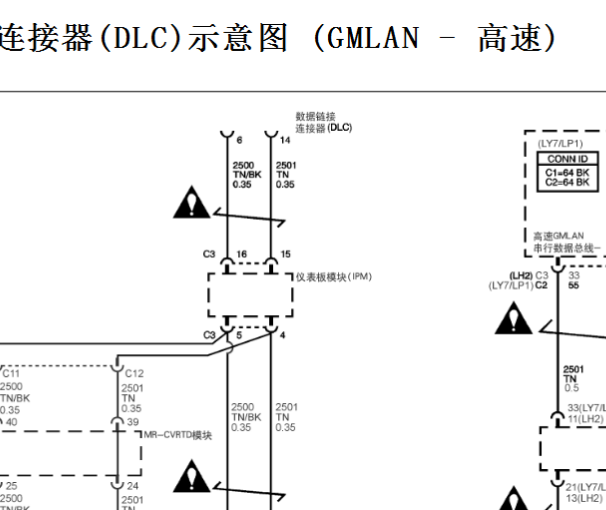 2009年凯迪拉克SLS网络通讯电路图
