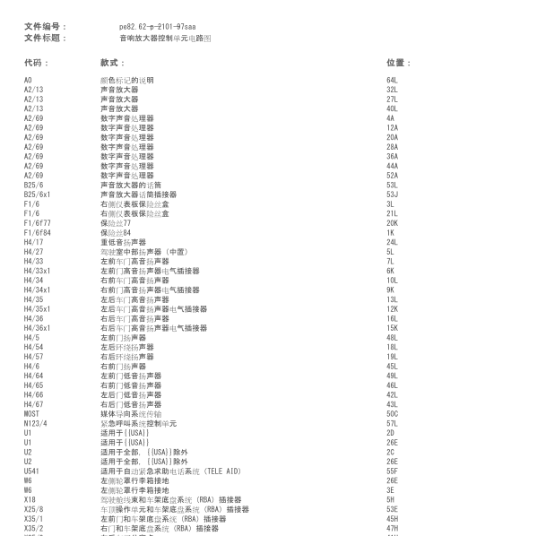 2012年奔驰S350L音响电路图