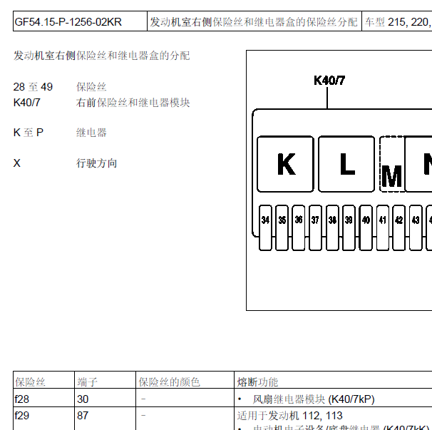 2001年奔驰S320 保险资料