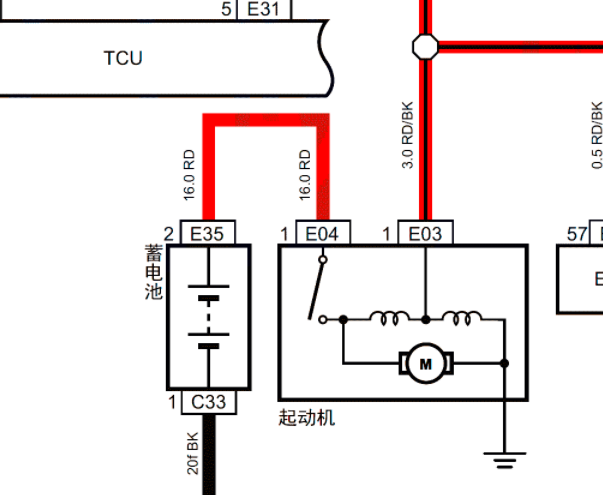 2014年长安睿骋起动电路图