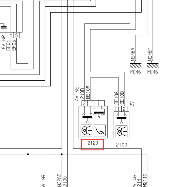 东风雪铁龙世嘉制动灯开关线路图