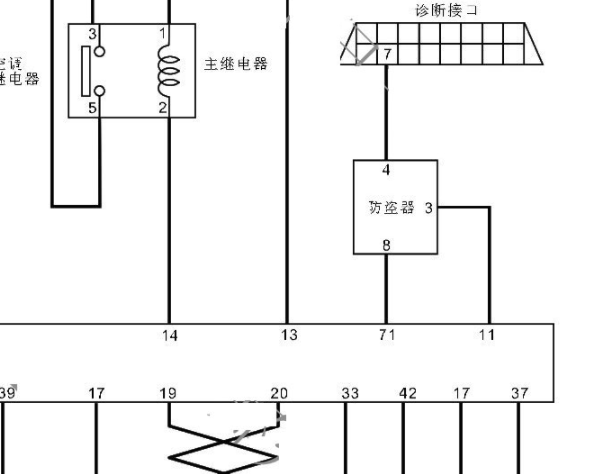 2011年帅客防盗电路图