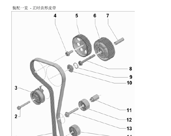 2017年大众速腾发动机正时