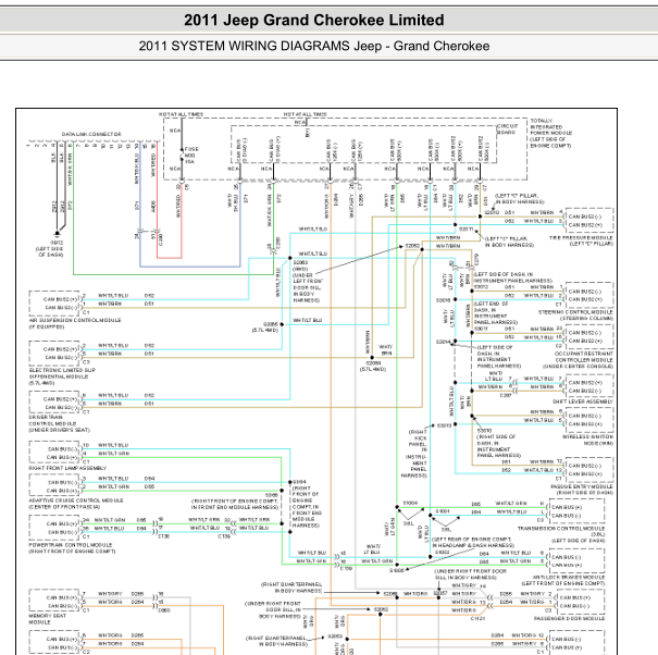 2011年大切诺基通讯电路图