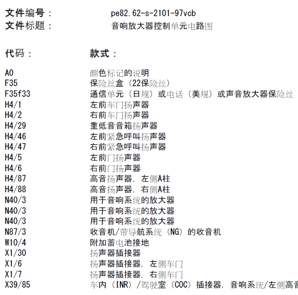 2011年奔驰威霆音响电路图.