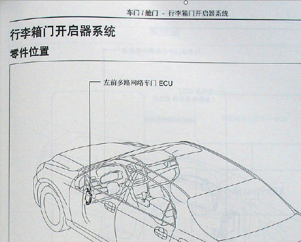 丰田皇冠后备箱位置