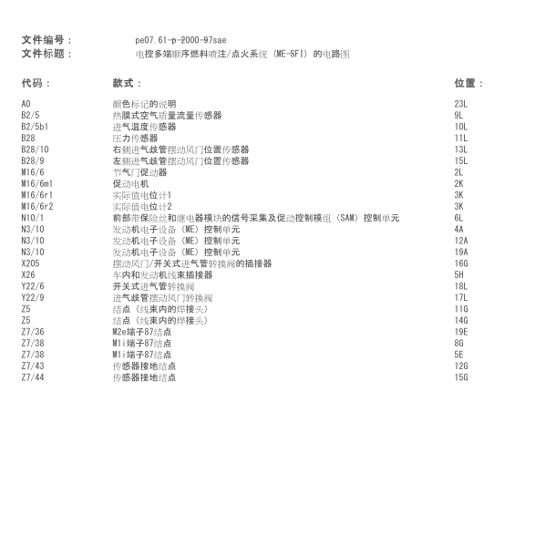 2006年奔驰S350L发动机电路图
