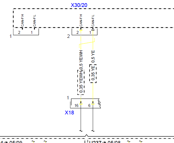 2011年奔驰S400网络通讯电路图