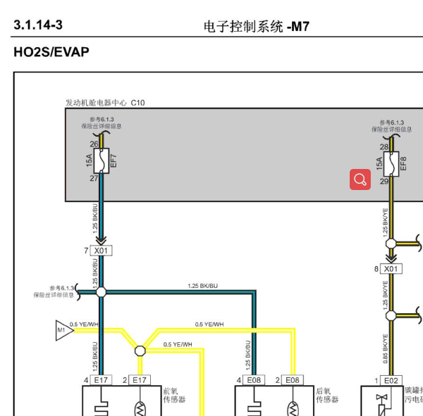 2010东风小康K07发动机电路图