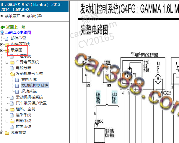 2013-2014年现代朗动电路图