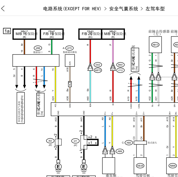 森林人气囊电路图