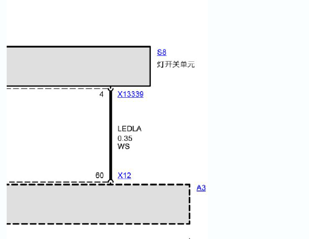 2008年宝马523Li 大灯开关线路图
