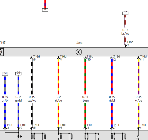 斯柯达晶锐车窗电路图