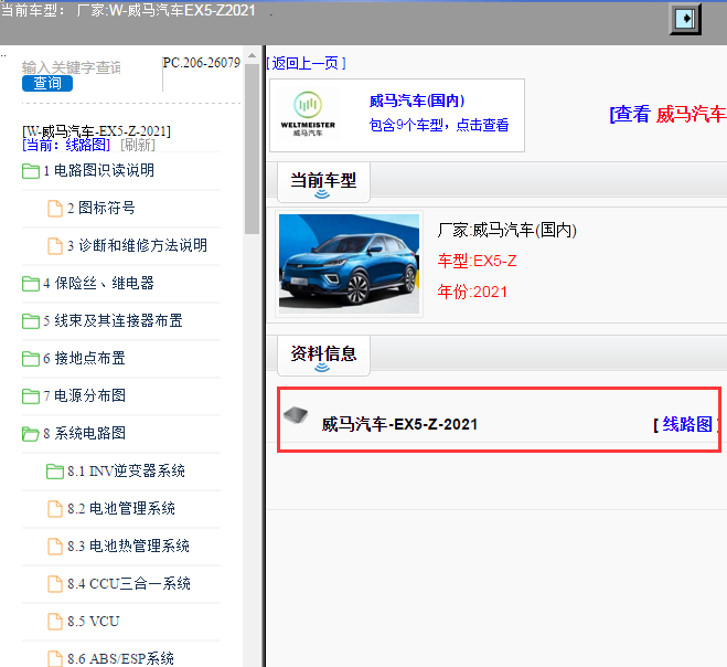 威马汽车-EX5-Z-2021[ 线路图 ]