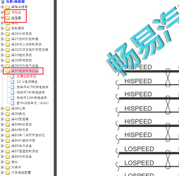 2017年沃尔沃XC90保险电路图与位置