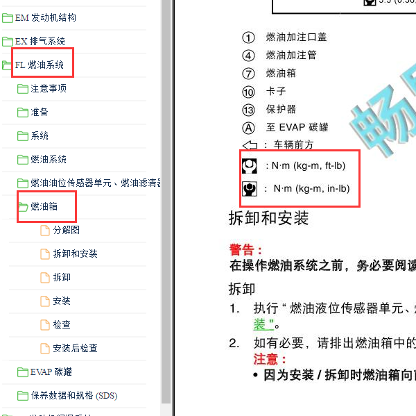 2015年楼兰发动机扭矩