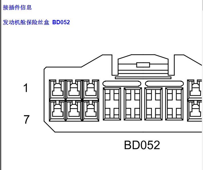 2017年上汽荣威350  发动机舱保险丝盒