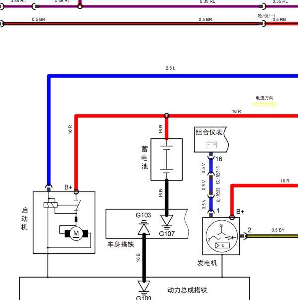 2015年奇瑞瑞虎5 1.5 启动电路图