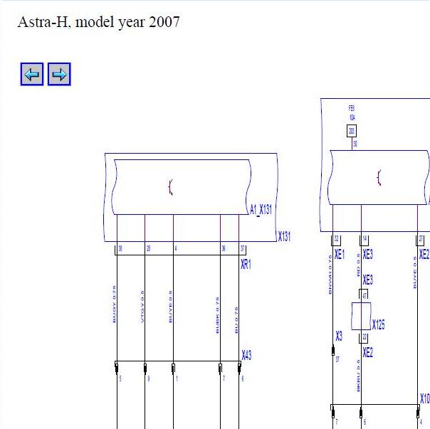 2007年欧宝雅特 中控门锁电路图