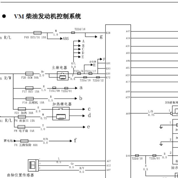 2010年黄海旗胜493发动机电路图