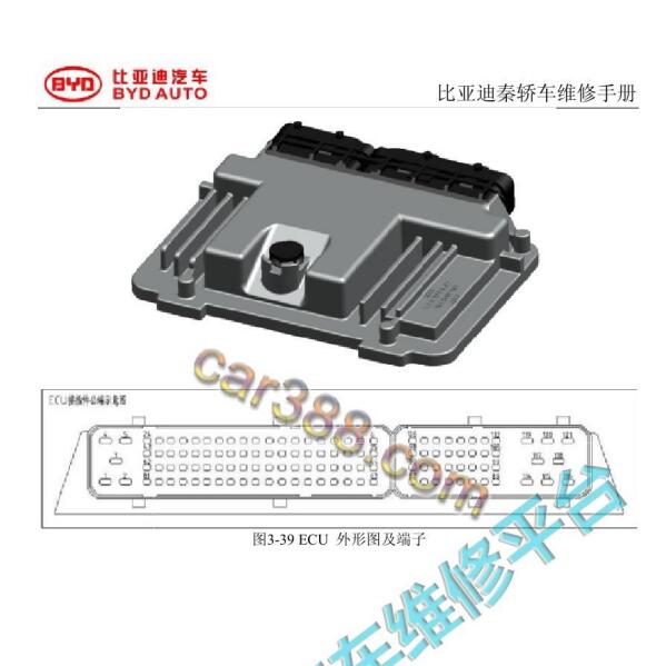 2015年比亚迪秦发动机针脚