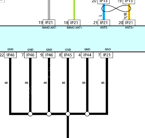 2020年吉利全球鹰EX3车身电路图