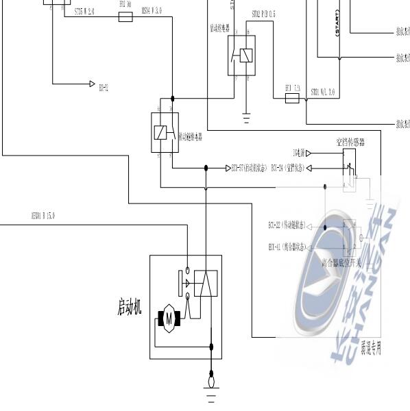 2016年长安CS35启动线路图
