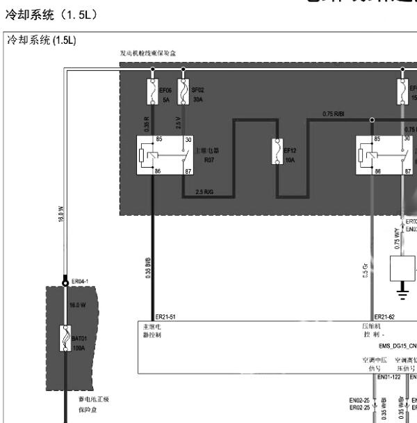 金杯海狮1.5发动机电路图