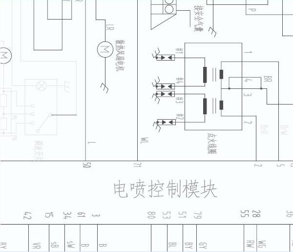 猎豹奇兵6481 4RB3发动机电路图