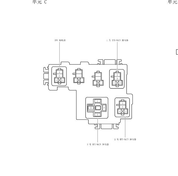 2021年丰田塞纳继电器位置资料