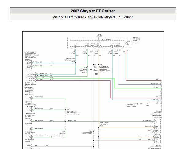 2007年克莱斯勒漫步者网络通讯线路图