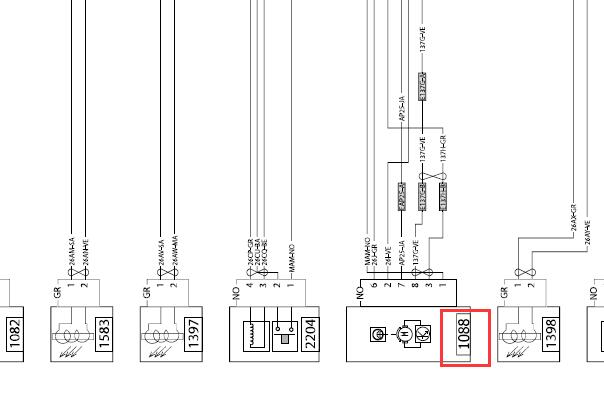 2016年雷诺科雷嘉转向柱锁电路图