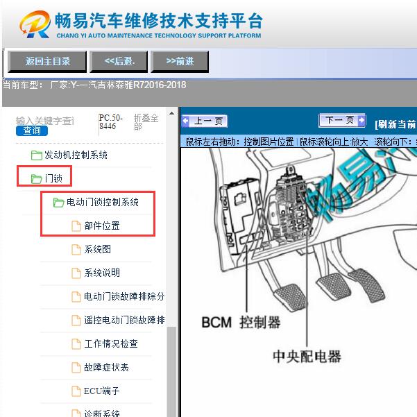 2016年一汽森雅R7  车身电脑位置