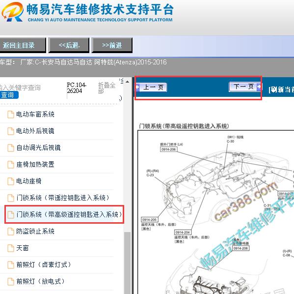2015-2016年马自达阿特兹天线位置