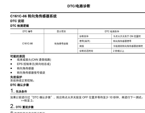 2021年东风日产启辰星C161C-86故障码
