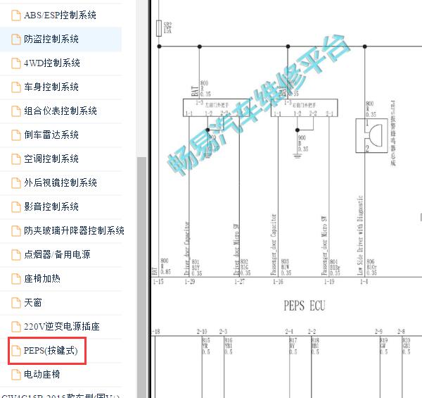 2015年哈弗H6智能钥匙电路图