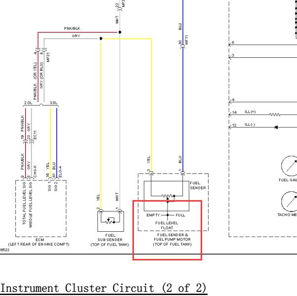 2013年劳恩斯酷派  油位电路图