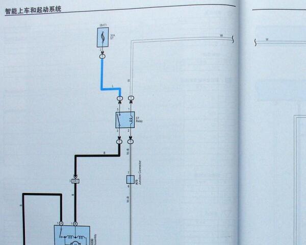 2009年丰田普拉多无钥匙电路图