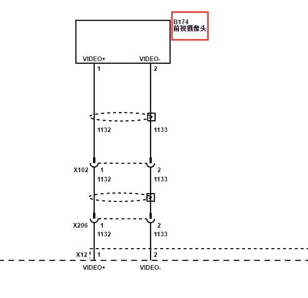 2020年五菱宝骏RC-5摄像头电路图