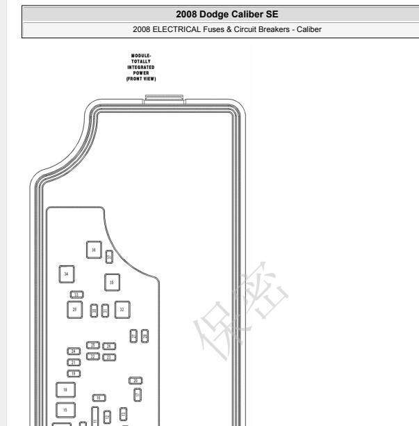 08年道奇酷博保险盒位置